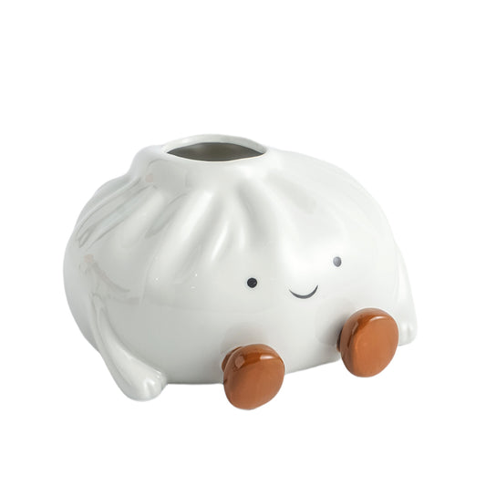 Cute Steamed Bun Ceramic Tissue Box