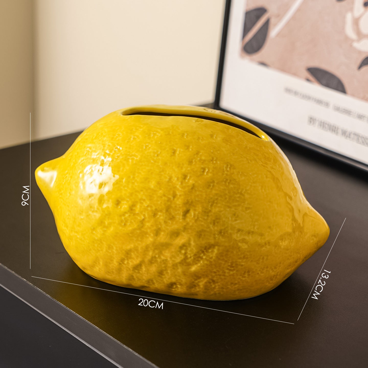 Lemon Ceramic Tissue Box