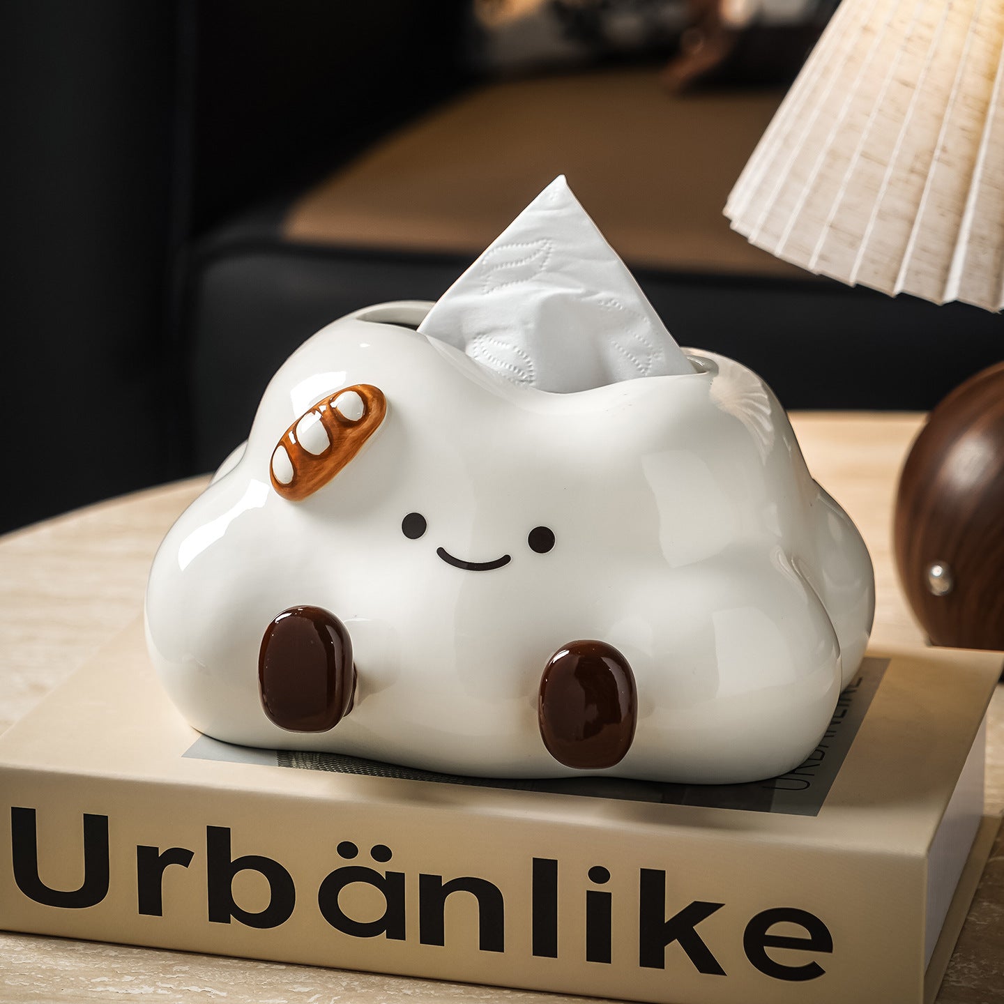 Cloud Ceramic Tissue Box
